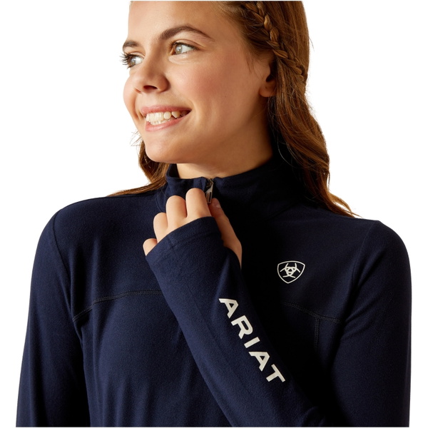 2024 Ariat Junior Lowell 3.0 1/4 Zip Long Sleeve Baselayer 10052914 - Navy